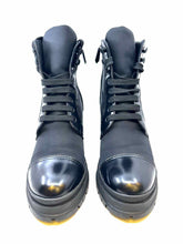 Load image into Gallery viewer, PRADA Size 8.5 Black Nylon Solid Ankle Boot
