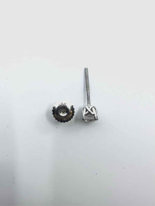 Fine Jewelry White Gold Pierced Earrings