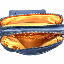 Load image into Gallery viewer, PRADA black, orange Leather Handbag
