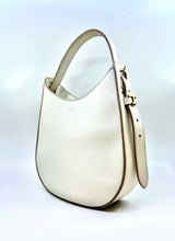 Load image into Gallery viewer, TOD&#39;S White Pebbled Leather Solid Oboe Bag Mini Handbag
