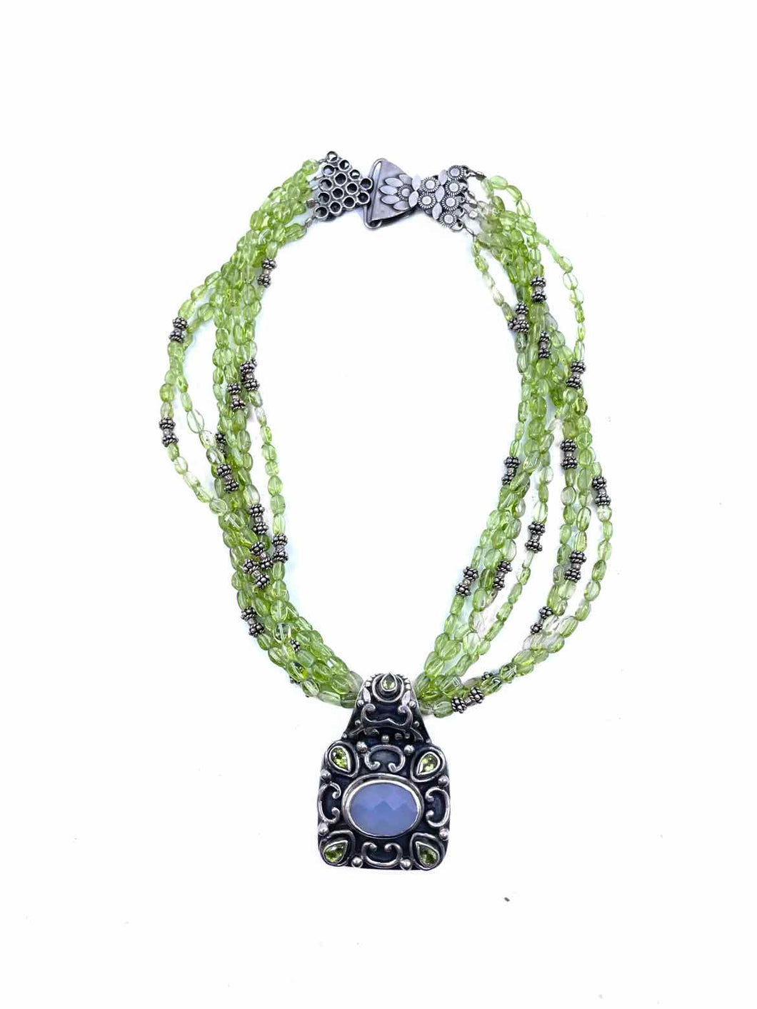 Green Peridot Necklace