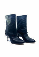 Load image into Gallery viewer, ALCHIMIA DI BALLIN Size 10.5 Black Leather Ankle Boot
