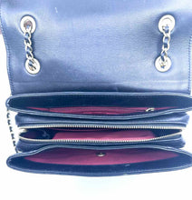 Load image into Gallery viewer, CHANEL Sleek and Chic Bag Black Leather Quilted Lamb Skin Handbag
