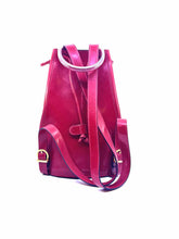 Load image into Gallery viewer, SALVATORE FERRAGAMO Red Leather Solid Backpack
