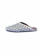 Load image into Gallery viewer, ALAIA Size 8 White Leather Slide
