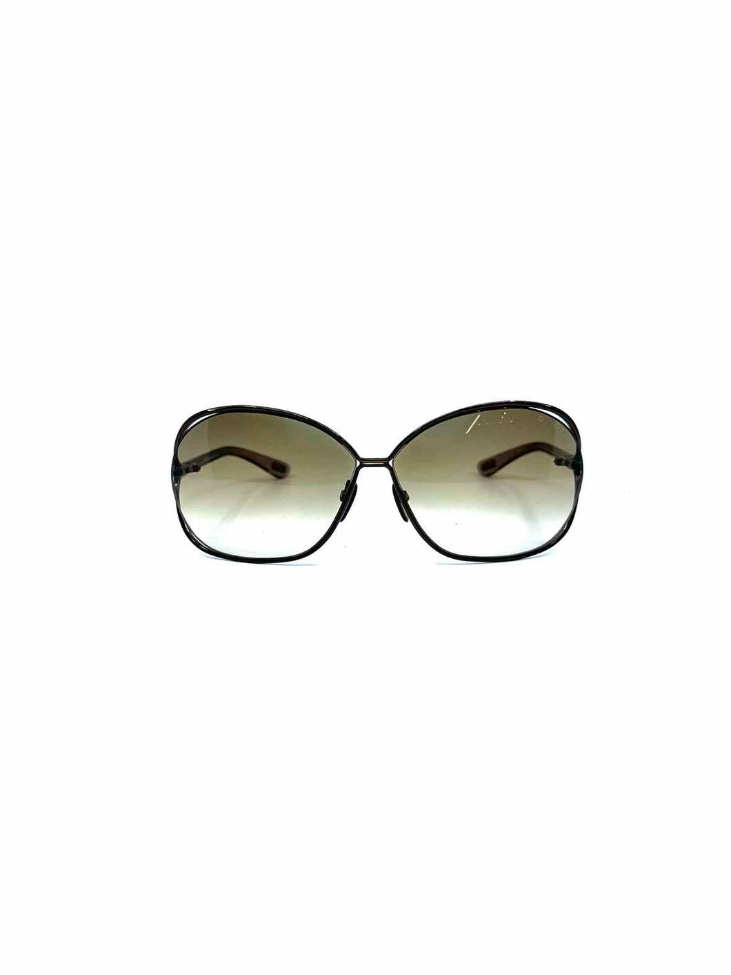TOM FORD Brown Square Solid Sunglasses