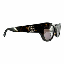 Load image into Gallery viewer, GUCCI Gold Cat Eye Tortious Sunglasses

