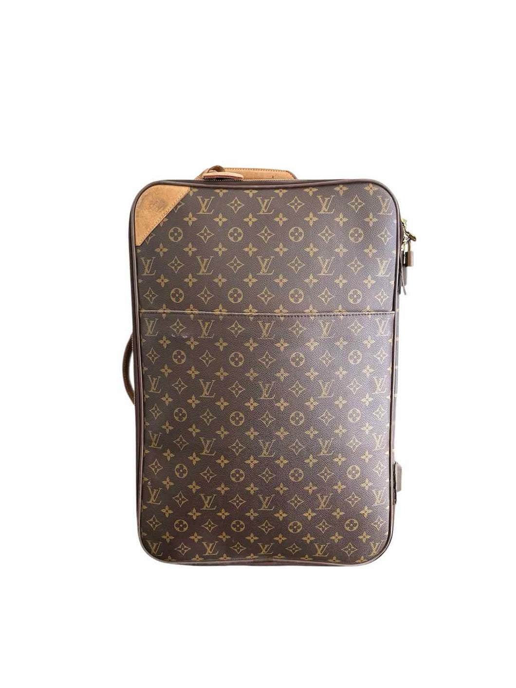LOUIS VUITTON Brown MONOGRAM Suitcase