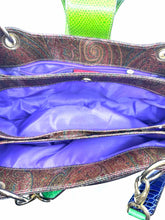 Load image into Gallery viewer, ETRO Brown Coated canvas Paisley Handbag
