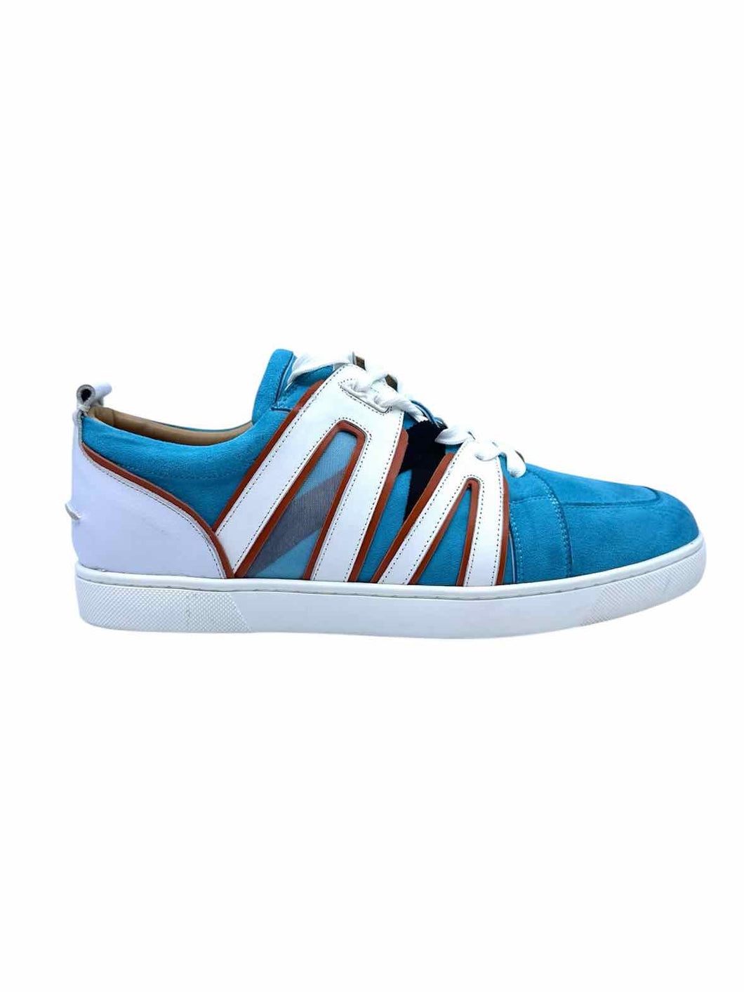 CHRISTIAN LOUBOUTIN Size 10 Blue Men's Sneakers – Labels Luxury