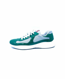 PRADA Size 12 Green Men's Sneakers