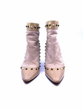 Load image into Gallery viewer, VALENTINO GARAVANI Size 7.5 Beige Patent Leather Ankle Boot
