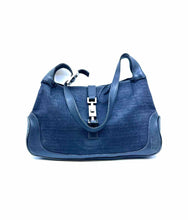 Load image into Gallery viewer, GUCCI Black Canvas Leather Monogram Handbag
