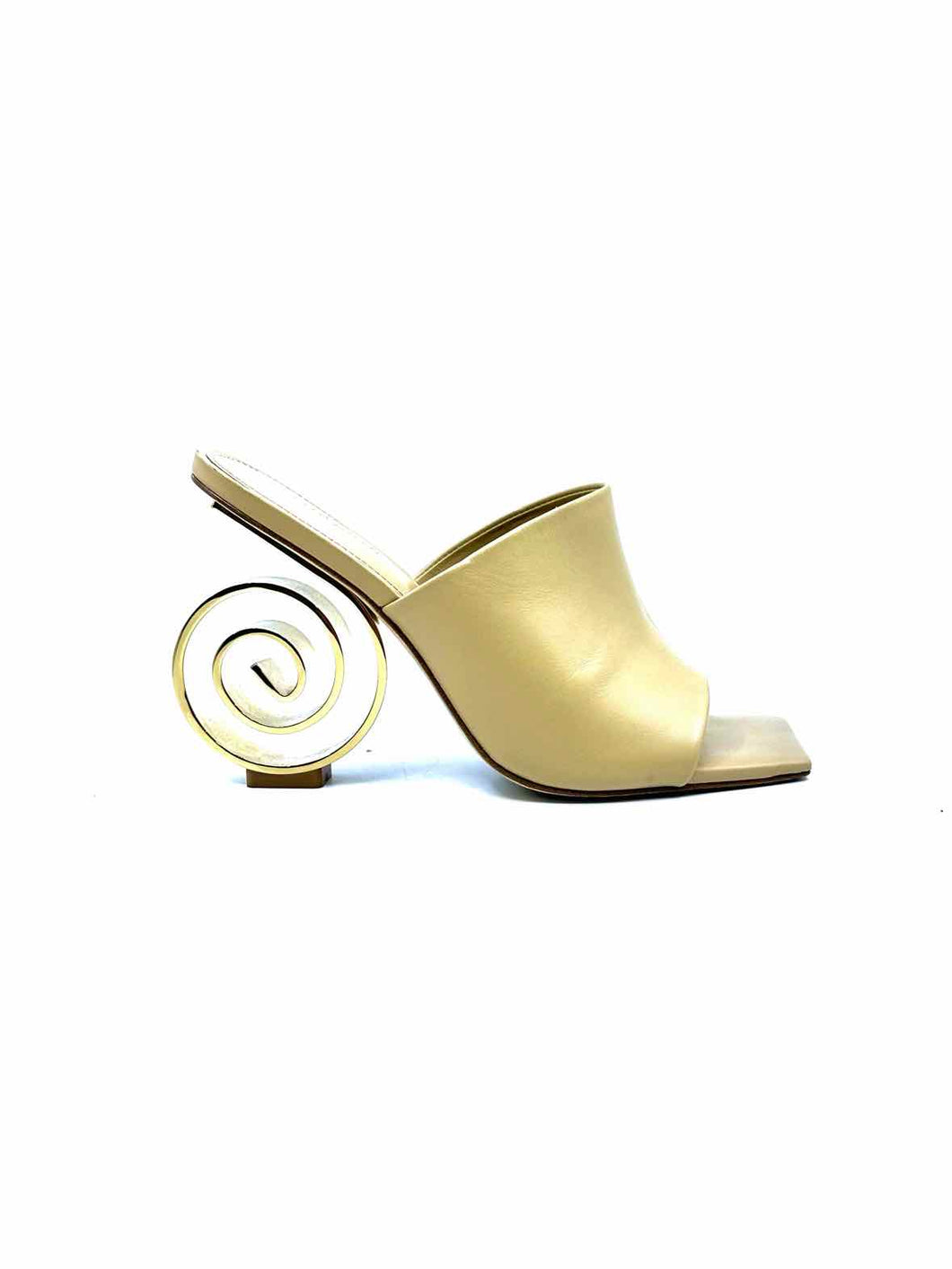 CULT GAIA Size 8 Beige Mules