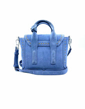 Load image into Gallery viewer, 3.1 PHILLIP LIM Nano Pashli Blue Suede Eyelet Handbag
