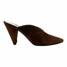 Load image into Gallery viewer, PRADA Size 7.5 Brown Suede Solid Mules
