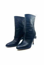 Load image into Gallery viewer, ALCHIMIA DI BALLIN Size 10.5 Black Leather Ankle Boot
