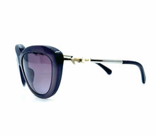 Load image into Gallery viewer, CHANEL Plum Cat Eye Solid Sunglasses
