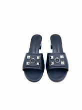 Load image into Gallery viewer, HERMES Size 9 Black Mules
