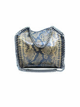 Load image into Gallery viewer, STELLA MCCARTNEY Black &amp; Beige Vegan Leather Handbag
