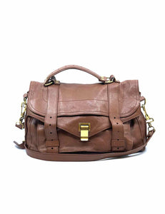 PROENZA SCHOULER PS1 Brown Leather Solid Handbag
