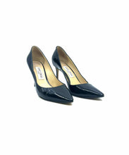 Load image into Gallery viewer, JIMMY CHOO Size 8.5 Black Patent Leather Solid Pumps
