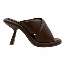 Load image into Gallery viewer, VIC MATIE Size 9 Brown Leather Slide
