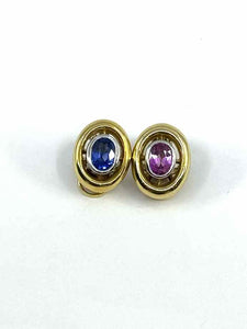 CRIMATI 18k Gold Clip Earrings