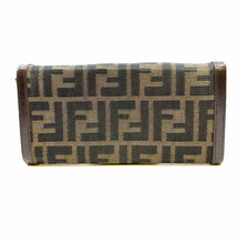 Load image into Gallery viewer, FENDI Continental Brown Canvas Monogram Wallet
