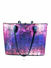 Load image into Gallery viewer, MCM Galaxy Pink, purple Leather Tie Dye Handbag
