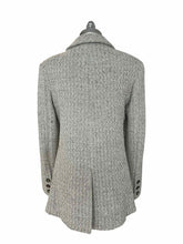 Load image into Gallery viewer, CHANEL Size 8 Light Grey Poly Blend Blazer
