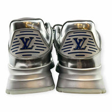 Load image into Gallery viewer, LOUIS VUITTON Size 11 Silver, Black Men's Sneakers
