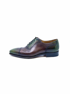 PAUL STUART Size 9 Brown, Green Men's Oxfords
