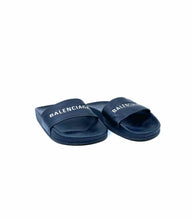Load image into Gallery viewer, BALENCIAGA Size 6 Black Leather Solid Sandals
