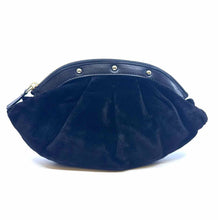Load image into Gallery viewer, ROBERTA DI CAMERINO Velvet Black Solid Pouch

