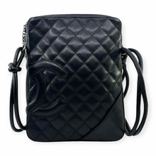 Load image into Gallery viewer, CHANEL Cambon Black Leather Quilted Handbag
