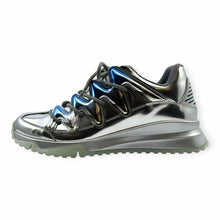 Load image into Gallery viewer, LOUIS VUITTON Size 11 Silver, Black Men's Sneakers
