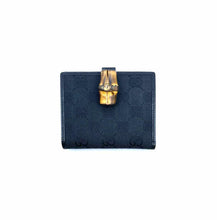 Load image into Gallery viewer, GUCCI Black Canvas Wallet
