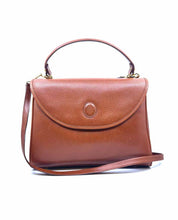 Load image into Gallery viewer, MARK CROSS Brown Leather Solid Handbag
