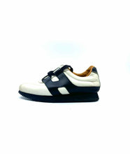 Load image into Gallery viewer, HERMES Size 6 WHITE &amp; BLACK Sneakers
