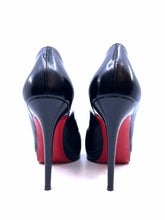 Load image into Gallery viewer, CHRISTIAN LOUBOUTIN Size 9 Black Leather Solid Pumps
