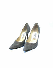 Load image into Gallery viewer, JIMMY CHOO Size 7.5 Taupe Suede Solid Pumps
