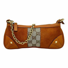 Load image into Gallery viewer, GUCCI Suede Canvas Handbag
