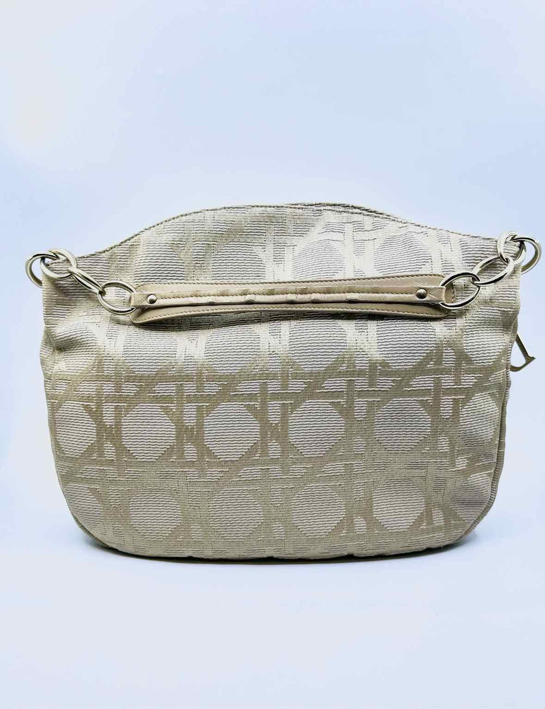 DIOR Beige Fabric LOGO Handbag