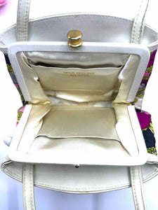 EMILIO PUCCI Multi-Color Silk Handbag