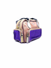 Load image into Gallery viewer, PRADA Purple, Beige Nylon Solid Handbag
