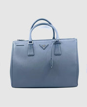 Load image into Gallery viewer, PRADA Galleria Grey Leather Solid Handbag
