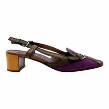 Load image into Gallery viewer, PRADA Suede Slingback | 6
