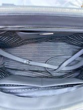 Load image into Gallery viewer, PRADA Galleria Grey Leather Solid Handbag
