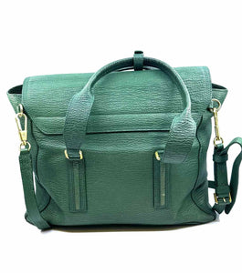 3.1 PHILLIP LIM Green Leather Solid Handbag